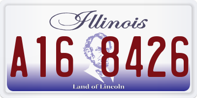 IL license plate A168426