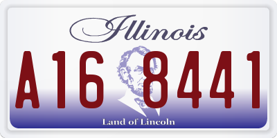 IL license plate A168441