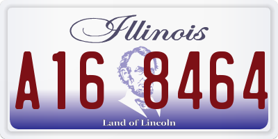 IL license plate A168464