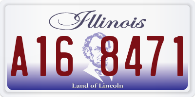 IL license plate A168471