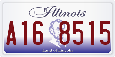 IL license plate A168515