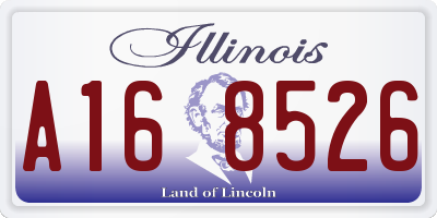 IL license plate A168526