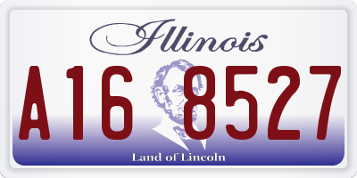 IL license plate A168527
