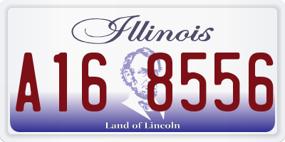 IL license plate A168556