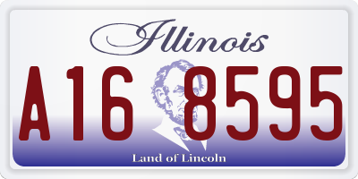 IL license plate A168595
