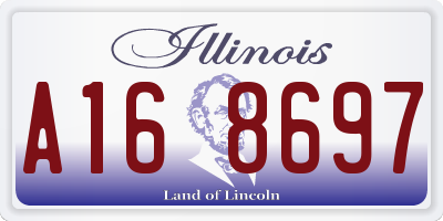 IL license plate A168697