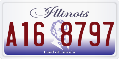 IL license plate A168797