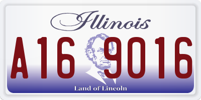 IL license plate A169016