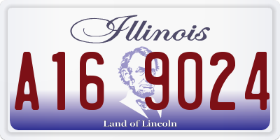 IL license plate A169024