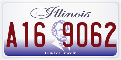 IL license plate A169062