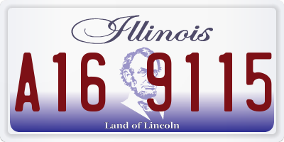 IL license plate A169115