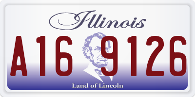 IL license plate A169126