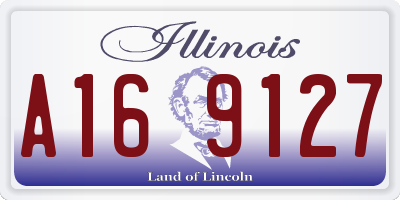 IL license plate A169127