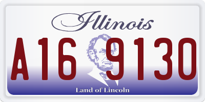 IL license plate A169130