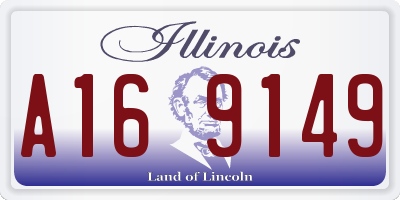 IL license plate A169149