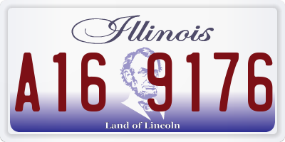 IL license plate A169176