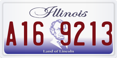 IL license plate A169213