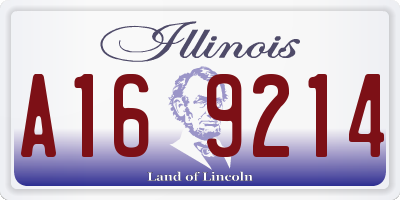 IL license plate A169214