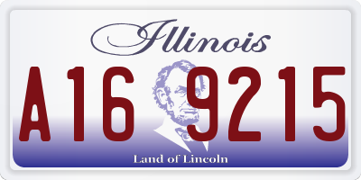 IL license plate A169215