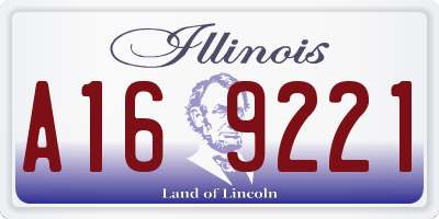 IL license plate A169221