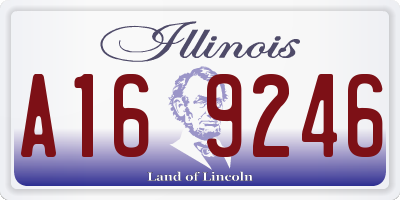 IL license plate A169246