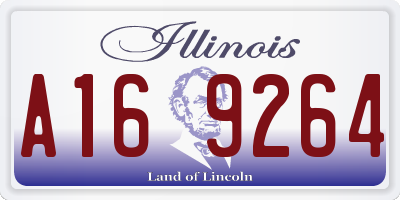 IL license plate A169264