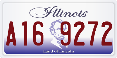 IL license plate A169272