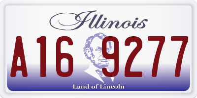 IL license plate A169277