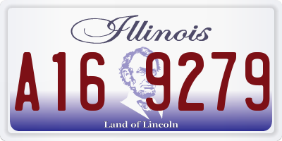 IL license plate A169279