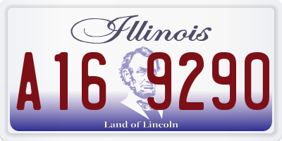 IL license plate A169290