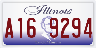 IL license plate A169294