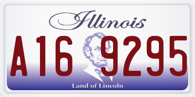 IL license plate A169295