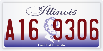 IL license plate A169306