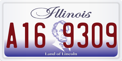 IL license plate A169309