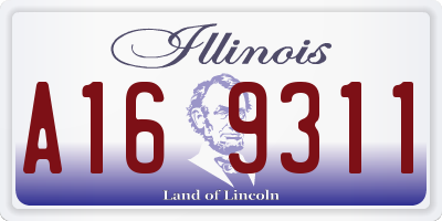 IL license plate A169311