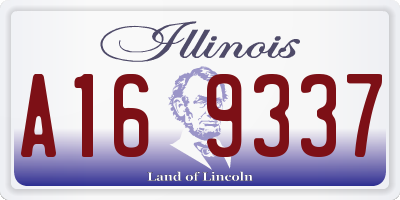 IL license plate A169337