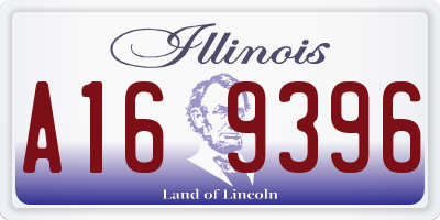 IL license plate A169396