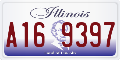 IL license plate A169397