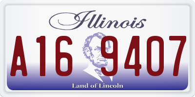 IL license plate A169407
