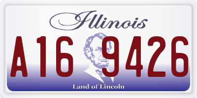 IL license plate A169426