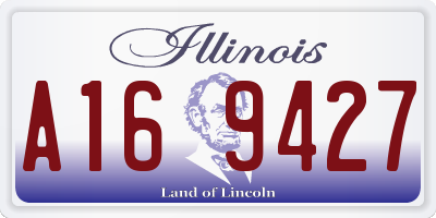 IL license plate A169427