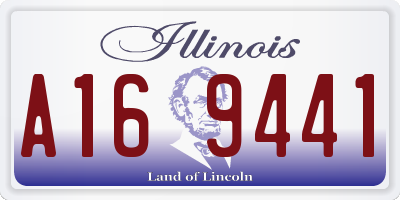 IL license plate A169441