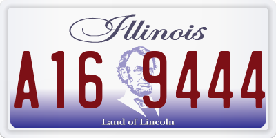 IL license plate A169444