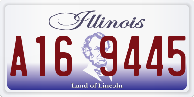 IL license plate A169445