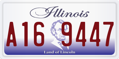 IL license plate A169447