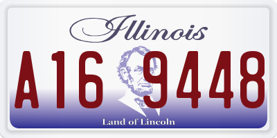 IL license plate A169448