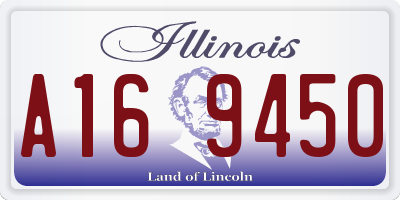IL license plate A169450