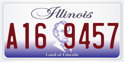 IL license plate A169457