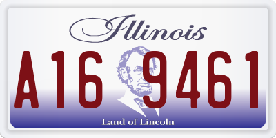 IL license plate A169461