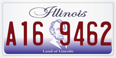 IL license plate A169462